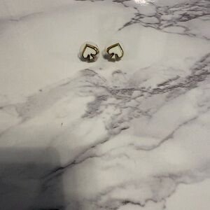 Kate Spade White Stud Earrings